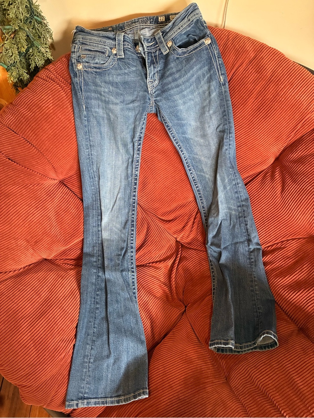 Miss Me Medium Blue Flare Jeans